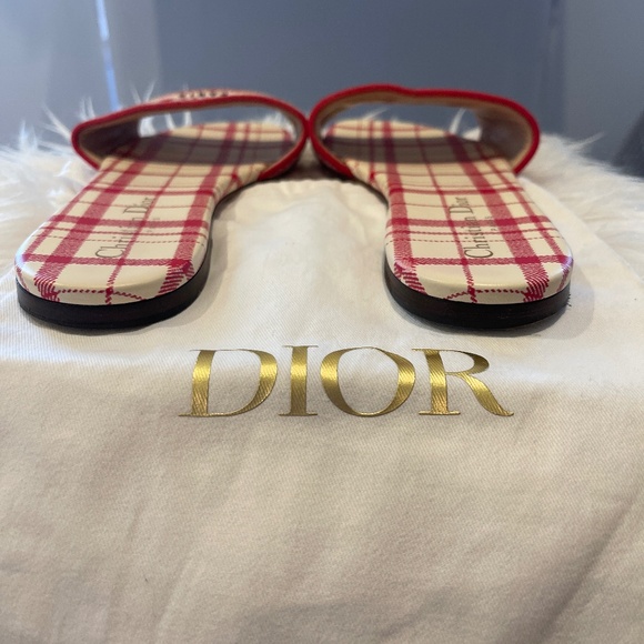 Christian Dior Red Flats - Picture 3 of 4